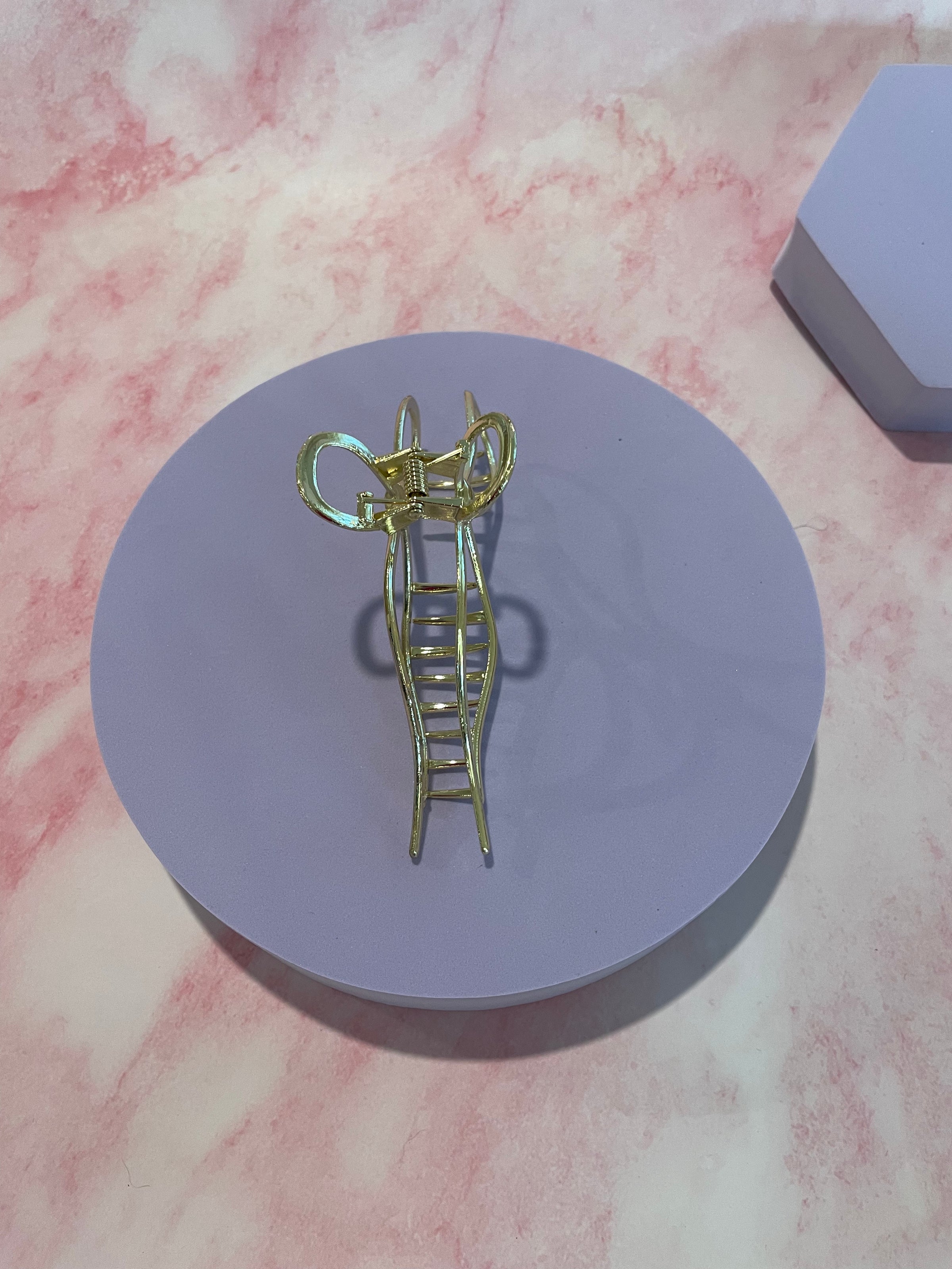 Gold Bow Hair Clip
