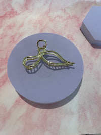 Gold Bow Hair Clip
