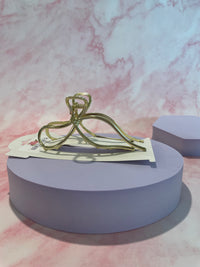Gold Bow Hair Clip