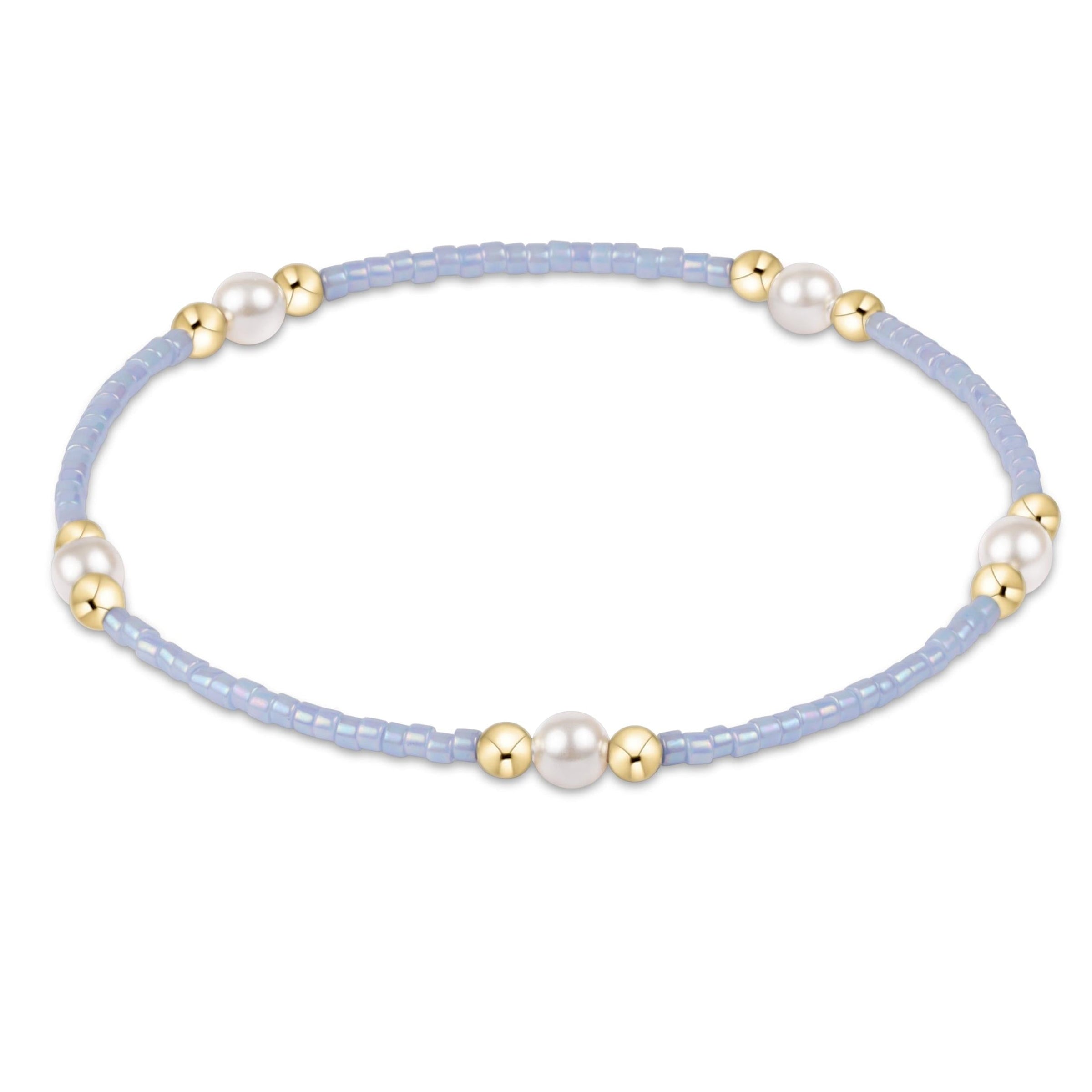 Hope purpose pearl bracelet - ocean mist