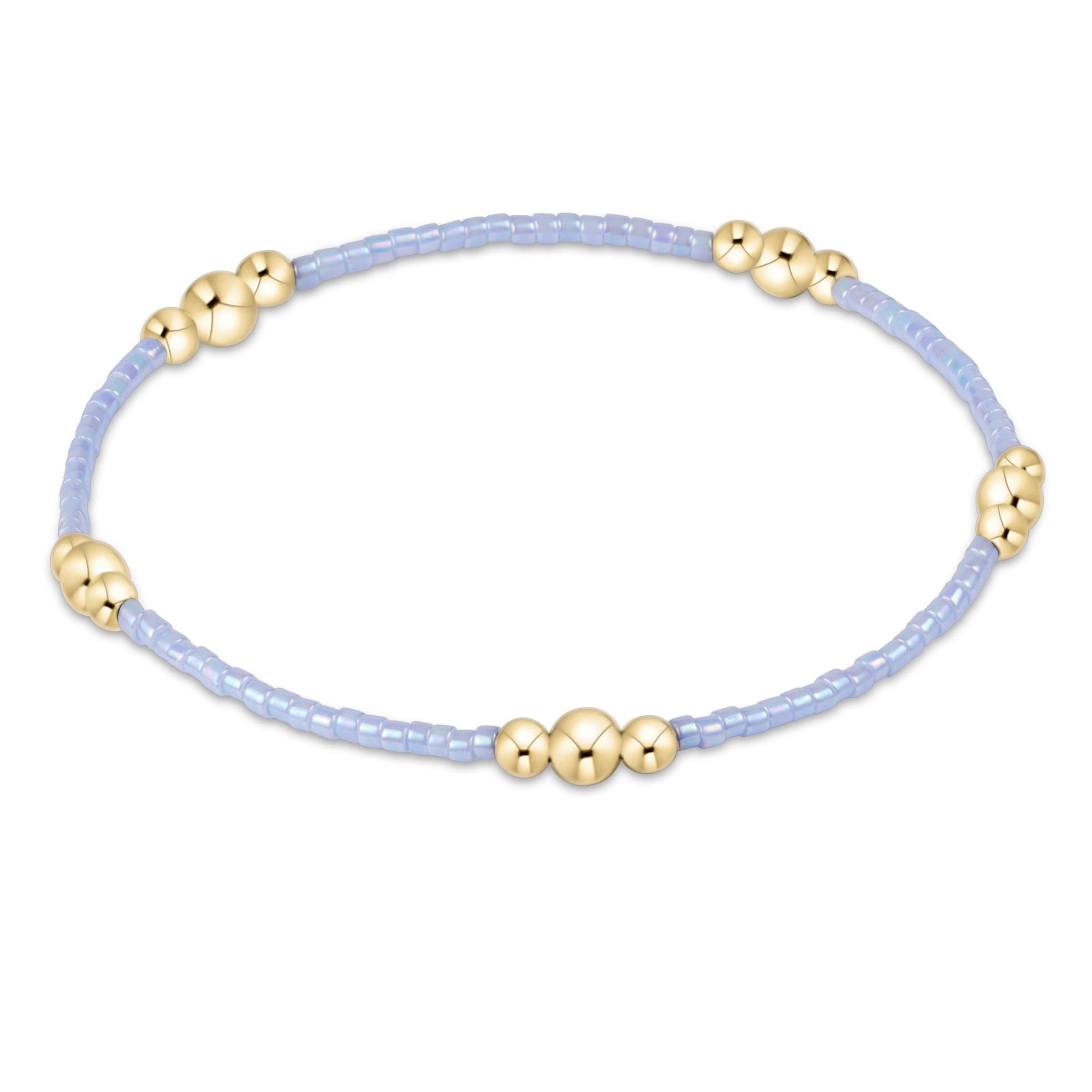 Hope purpose gold bracelet - ocean mist