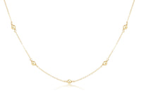 17" choker simplicity chain gold - classic gold 4mm