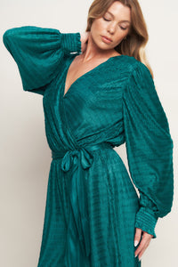 ATTENTION OF THE DAY WOVEN JUMPSUIT