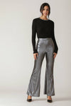 Flirty Vibes Foil Coated Woven Pants