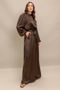 SUGAR BROWNIE WOVEN JUMPSUIT
