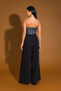 GLIMPSE OF GRACE WOVEN JUMPSUIT