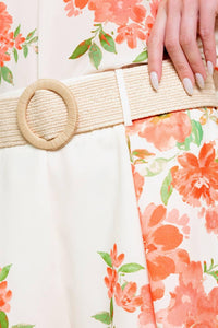 LOVELY DAYS IVORY WOVEN SHORT