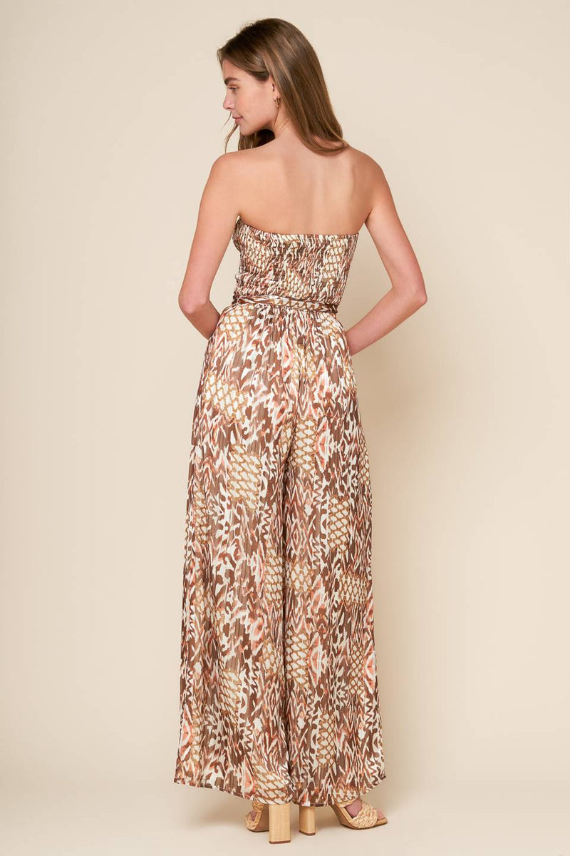 EPITOME OF ALLURE WOVEN JUMPSUIT
