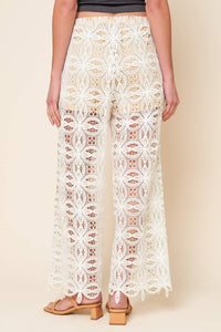 MEMORABLE FLIRT WOVEN LACE PANTS