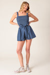 FULL FOCUS DENIM WOVEN ROMPER