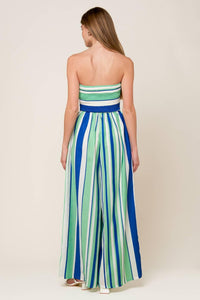 RIVERSIDE SIPS WOVEN JUMPSUIT