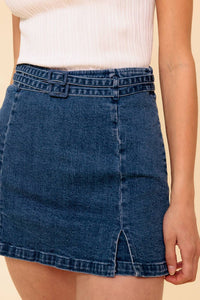 SUNDAY AFTERNOONS MEDIUM INDIGO SKORT