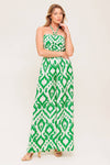 ANGELIC TOUCH GREEN WOVEN JUMPSUIT