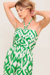 ANGELIC TOUCH GREEN WOVEN JUMPSUIT
