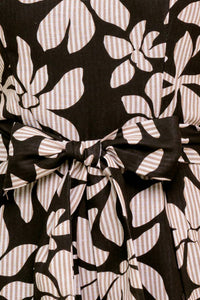 DREAMY ELEGANCE BLACK WOVEN JUMPSUIT