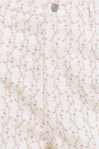 CITRUS FLOW IVORY WOVEN PANTS