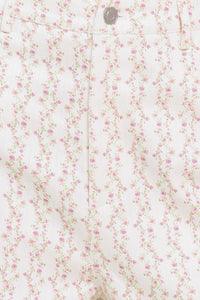 CITRUS FLOW IVORY WOVEN PANTS