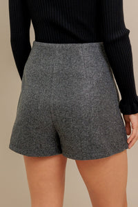 PARIS STRUCTURE WOVEN SKORT
