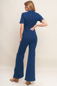 SHY GIRL MEDIUM INDIGO DENIM JUMPSUIT