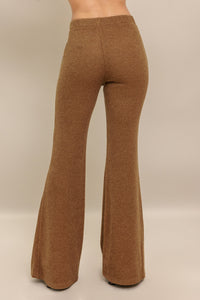 FLARE TOUCH SOLID KNIT PANTS