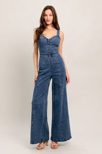 THE PERFECT FIT DENIM JUMPSUIT