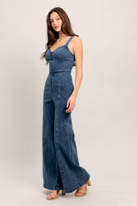 THE PERFECT FIT DENIM JUMPSUIT