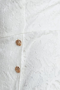 CONFIDENTLY YOURS WOVEN LACE SKORT ROMPER