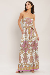 MEDITERRANEAN DREAM WOVEN JUMPSUIT