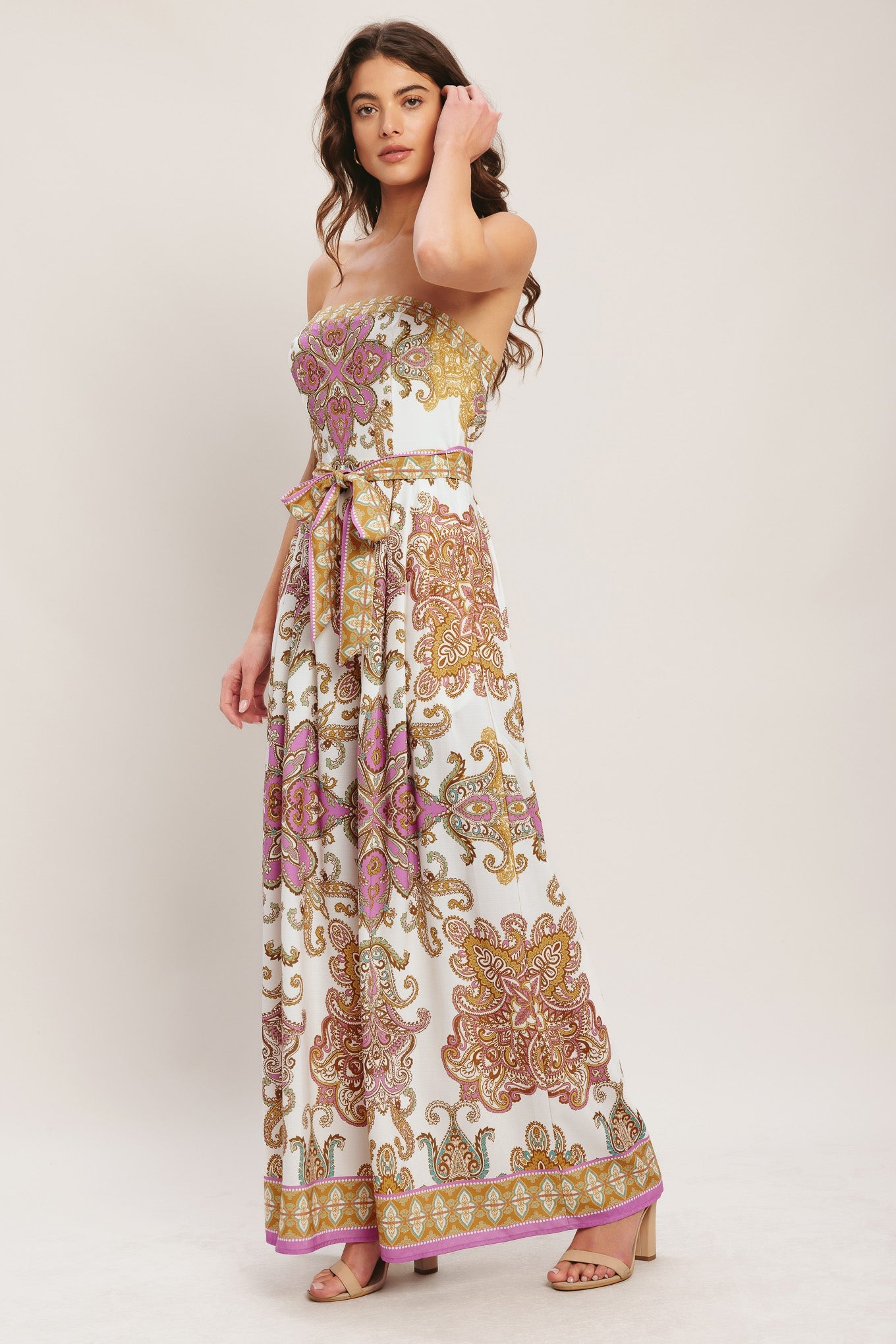 MEDITERRANEAN DREAM WOVEN JUMPSUIT