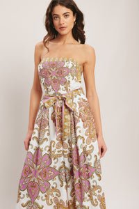 MEDITERRANEAN DREAM WOVEN JUMPSUIT