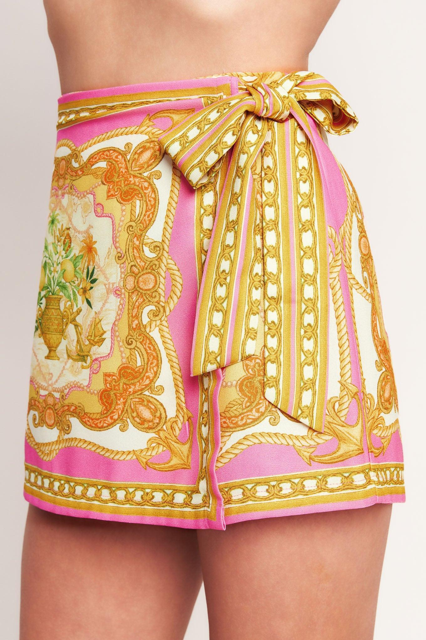 VINTAGE HEIRESS WOVEN SKORT