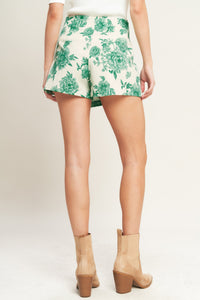 BOTANICAL POP WOVEN SKORT