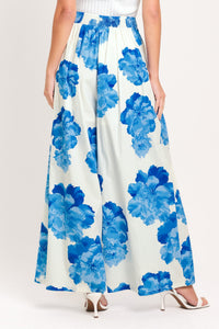 TROPIC BLUE WOVEN PANTS