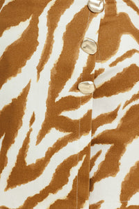 TERRA STRIPE WOVEN SKORT