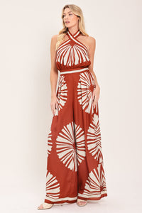 SUMMER RADIANCE WOVEN JUMPSUIT