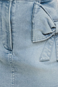 CUTE MOMENT DENIM SKORT