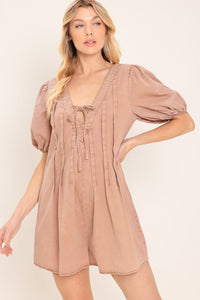 ENGLISH COUNTRYSIDE WOVEN ROMPER