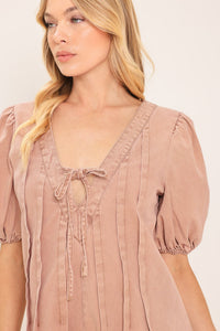 ENGLISH COUNTRYSIDE WOVEN ROMPER