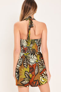 PALM MARKET WOVEN ROMPER