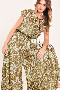 GOLDEN GROVE WOVEN JUMPSUIT
