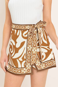 AMALFI COAST WOVEN SKORT