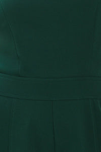 EMERALD IMPACT HUNTER GREEN EXTRA WIDE-LEG JUMPSUIT