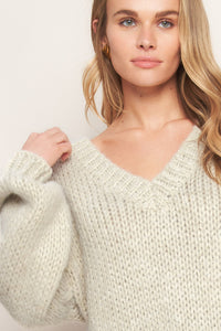 EARTHY TOUCH SWEATER KNIT TOP