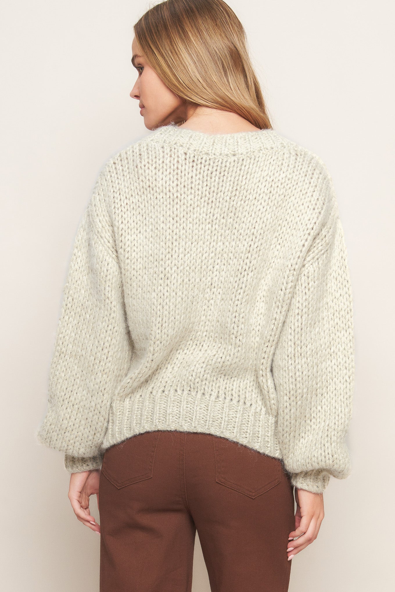 EARTHY TOUCH SWEATER KNIT TOP