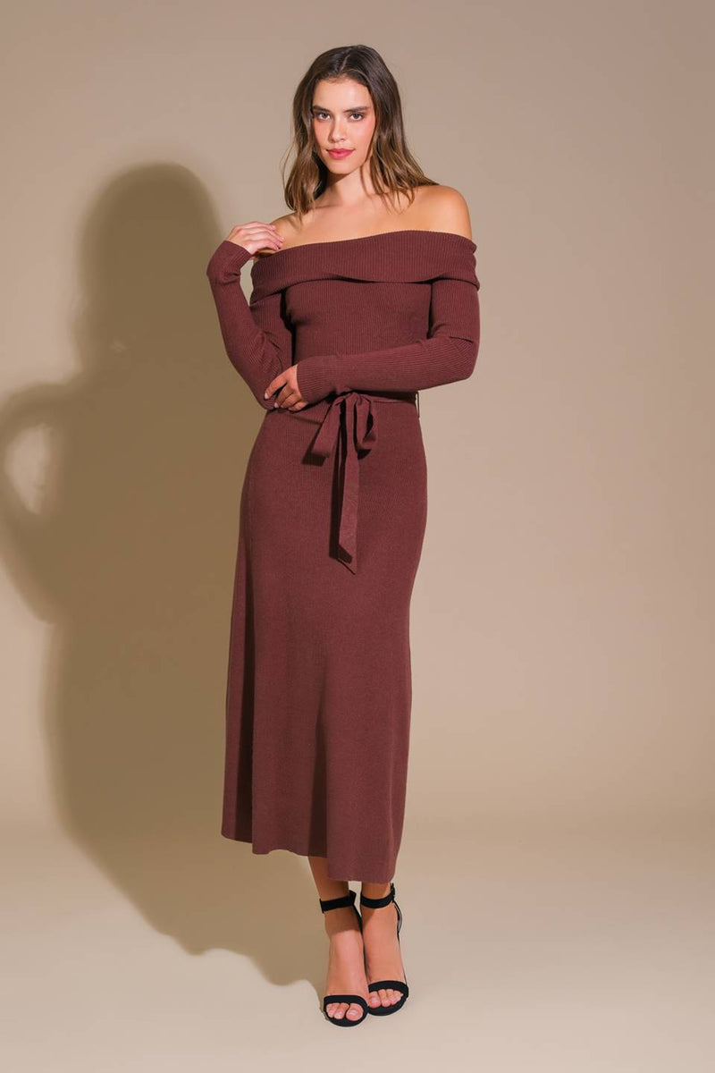 All A Fantasy Sweater Midi Dress