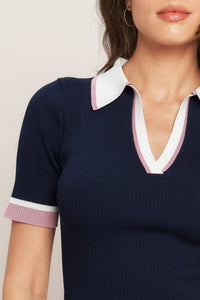 HEELS-READY SILHOUETTE KNIT MIDI DRESS