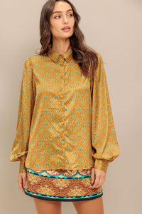 MOROCCAN MUSE WOVEN TOP