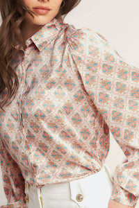 MOROCCAN MUSE WOVEN TOP