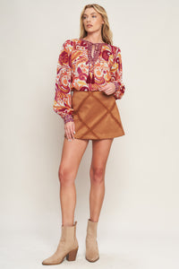 NEVER WANNA LEAVE WOVEN TOP