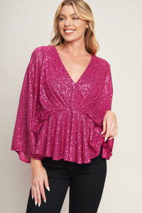 START OF FOREVER SEQUIN TOP